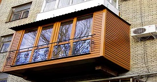 Внешняя отделка балкона Домодедово цена от 1047 руб. м/2.